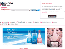 Tablet Screenshot of perfumaria-online.com